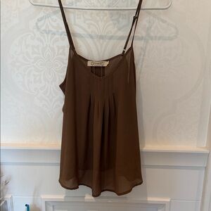 Chic Brown Camisole Top